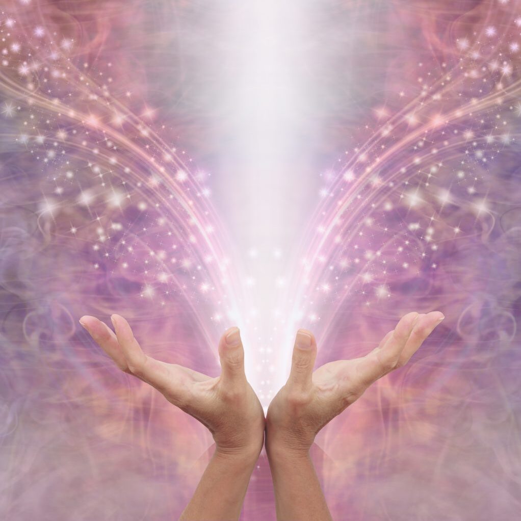 Sending,Out,Reiki,Healing,Energy,Across,The,Ether,-,Female